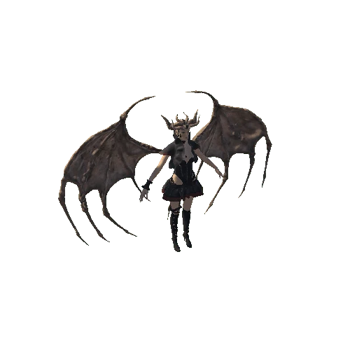 Base Mesh Monster Demon Lilith 1
